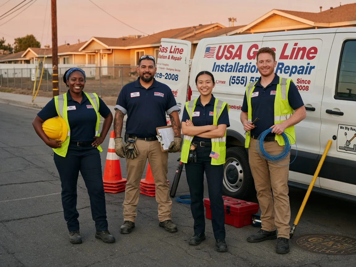 Gas Line Installation company in Capron, IL
